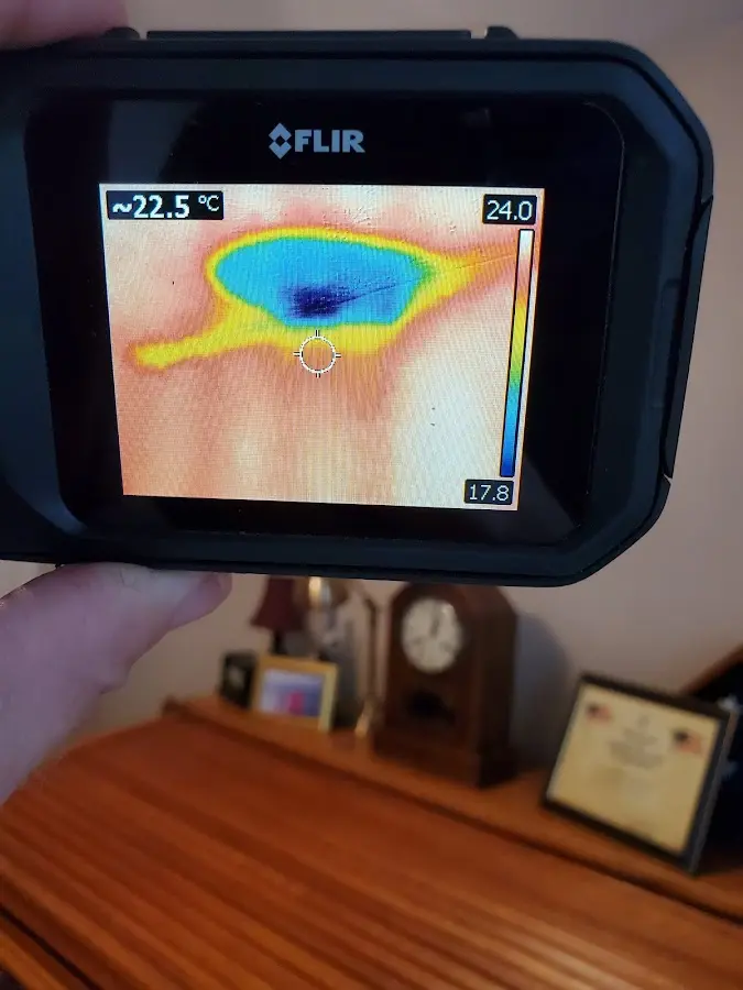 Thermal imaging inspection for water damage in Atlanta